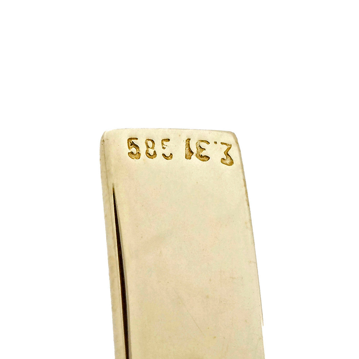 Estate Diamond Cross 14k Yellow & White Gold Pendant – image 5