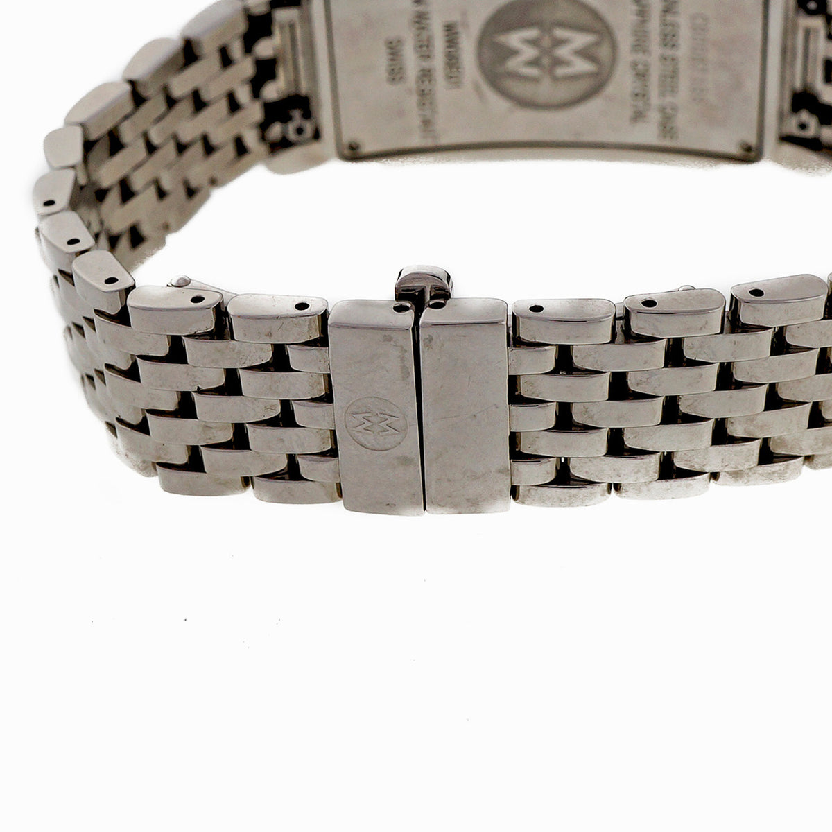 Large Size Michelle Deco Diamond Steel MW06E01 Wrist Watch – image 11
