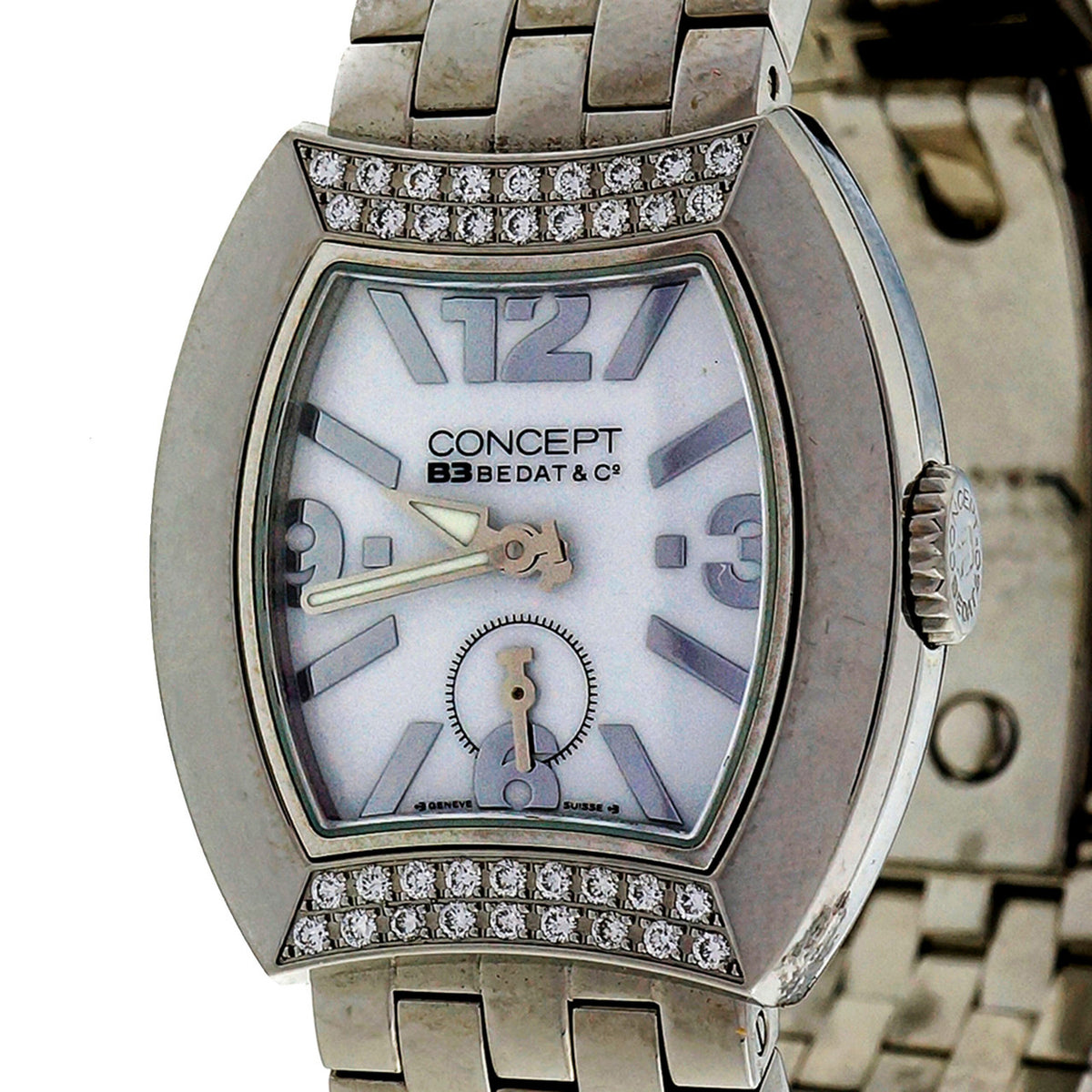 Bedat Steel Diamond Concept 3 Ladies Wrist Watch