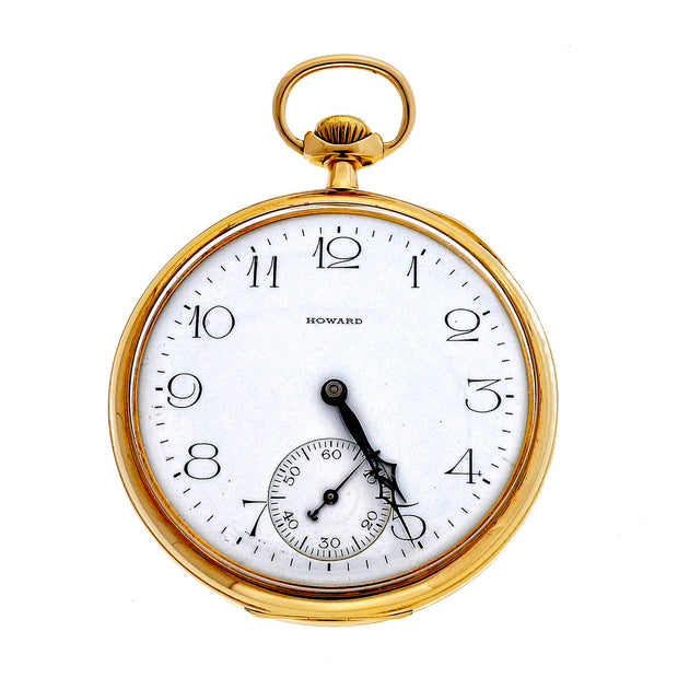 Antique 1912 E. Howard 14k Yellow Gold 17 Jewel Pocket Watch