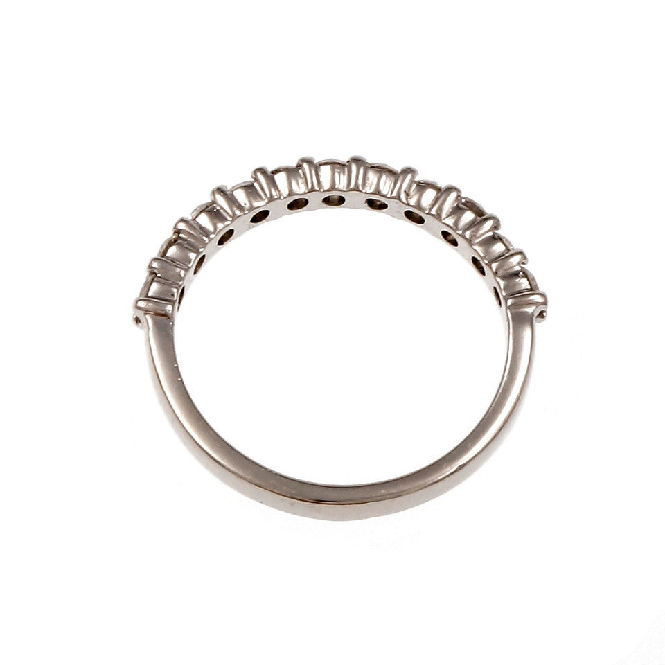 Peter Suchy Common Prong 11 Diamond Band Ring Platinum – image 3