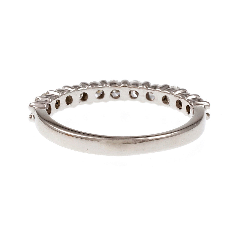 Peter Suchy Common Prong 11 Diamond Band Ring Platinum – image 4
