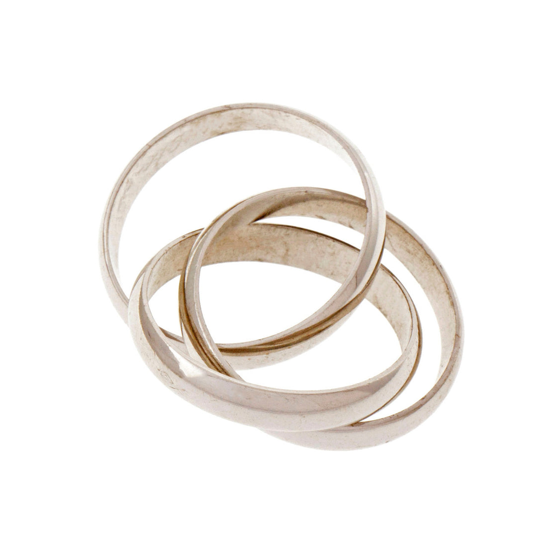 Cartier Trinity Rolling Band Ring 18k White Gold – image 3
