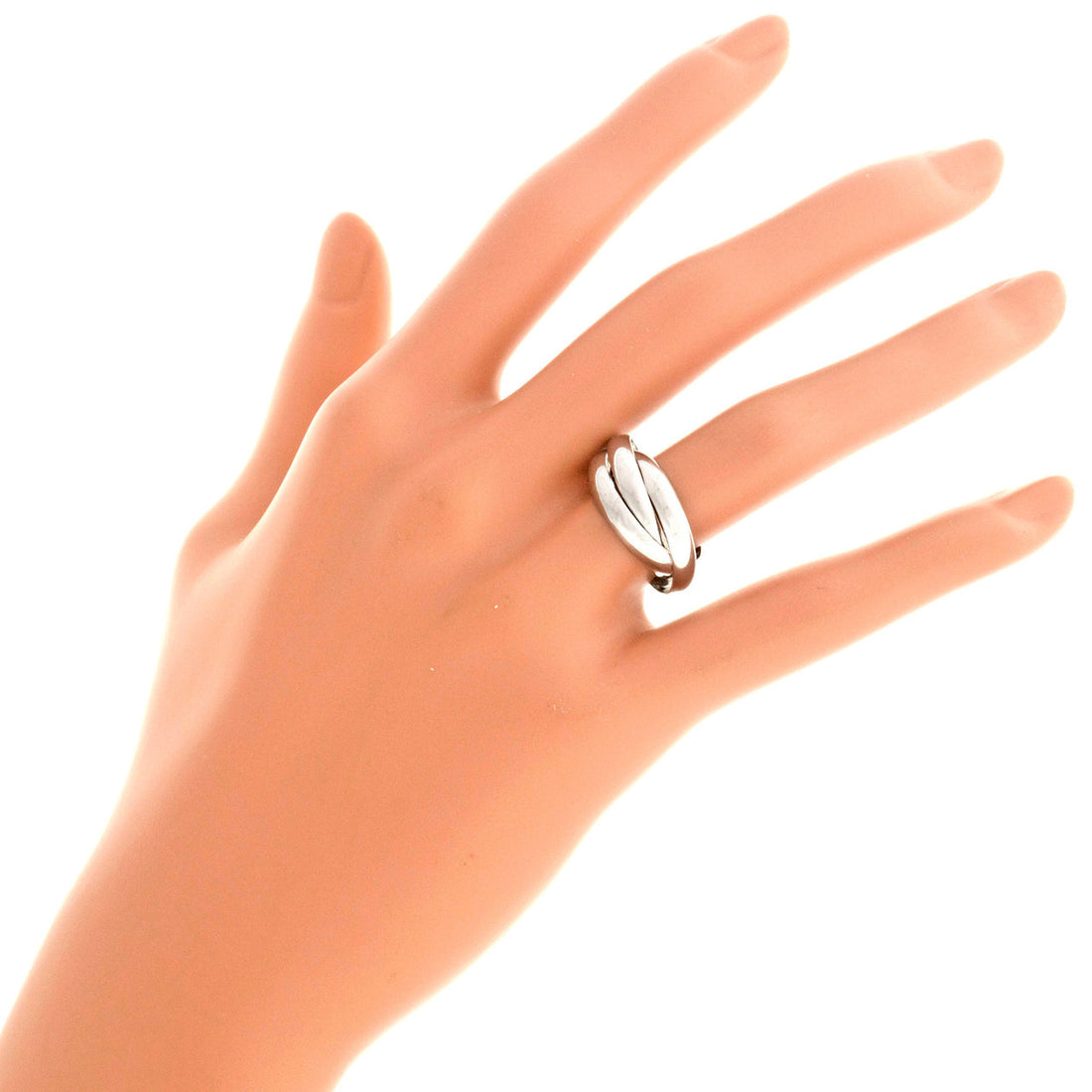Cartier Trinity Rolling Band Ring 18k White Gold – image 5