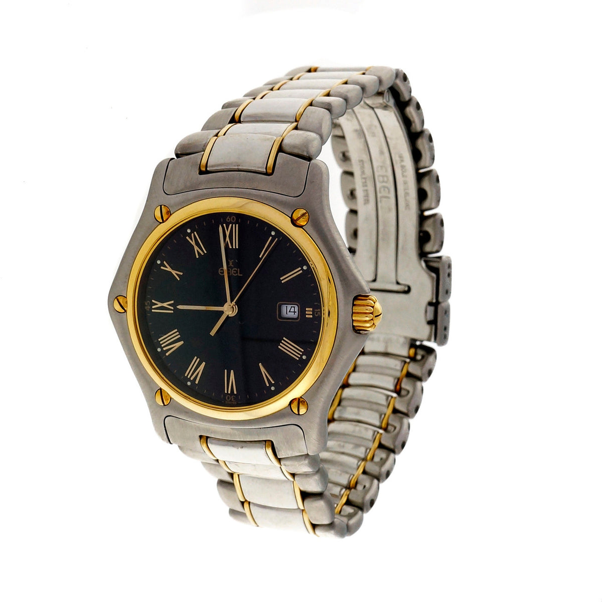 Ebel 1911 Quartz Steel Black Dial Wrist Watch – image 7