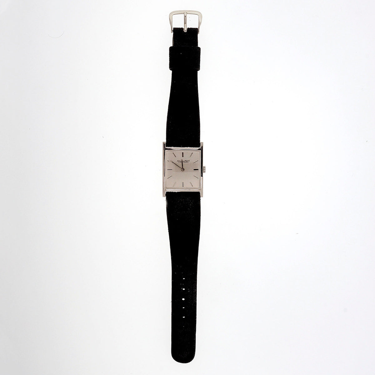 IWC White Gold Rectangular Wristwatch circa 1962 – image 2