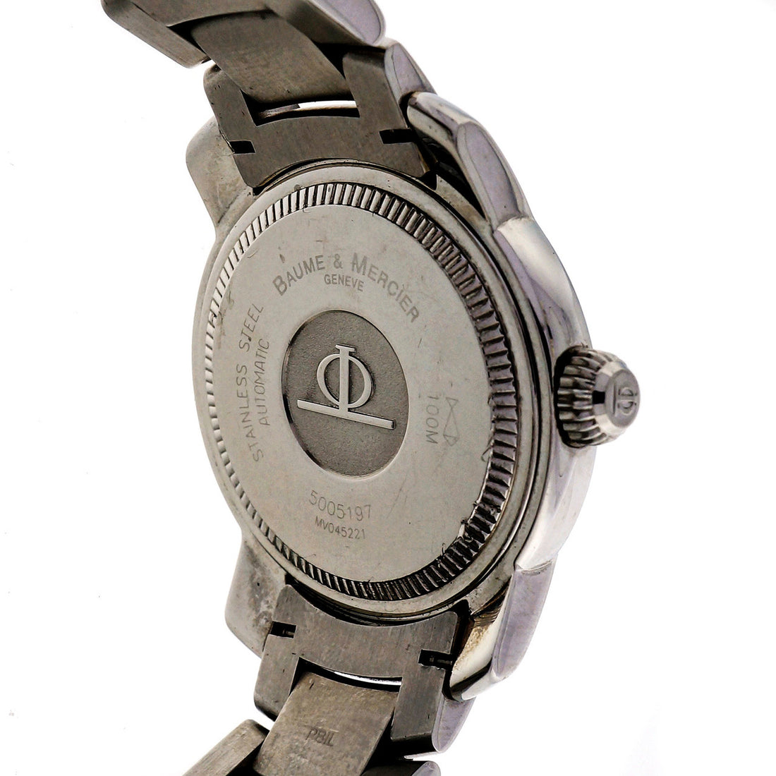 Baume & Mercier Black Dial Automatic Steel Capetown Wrist Watch – image 9