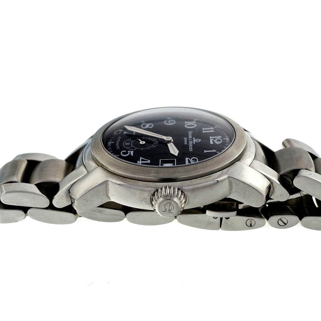Baume & Mercier Black Dial Automatic Steel Capetown Wrist Watch – image 4