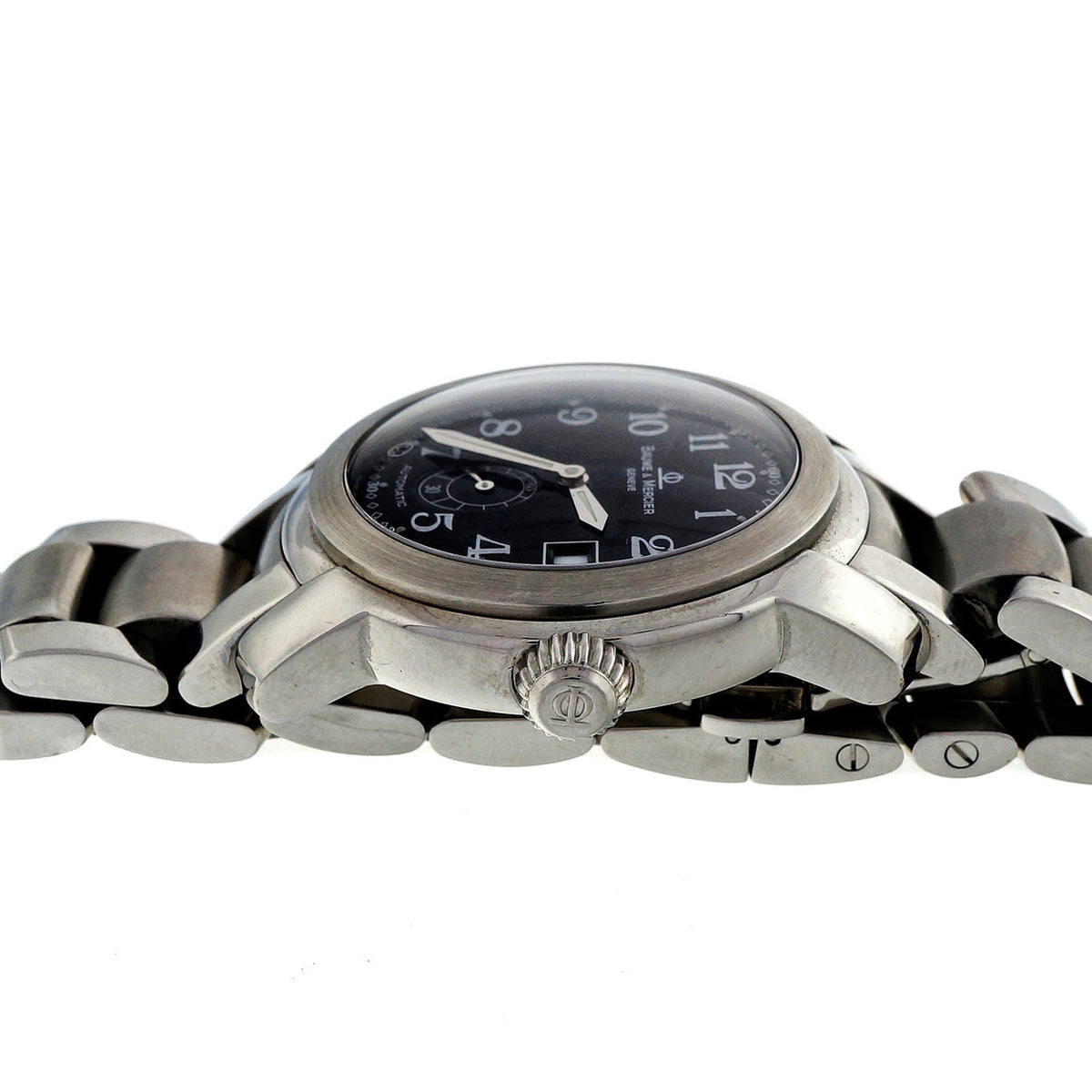 Baume & Mercier Black Dial Automatic Steel Capetown Wrist Watch – image 4