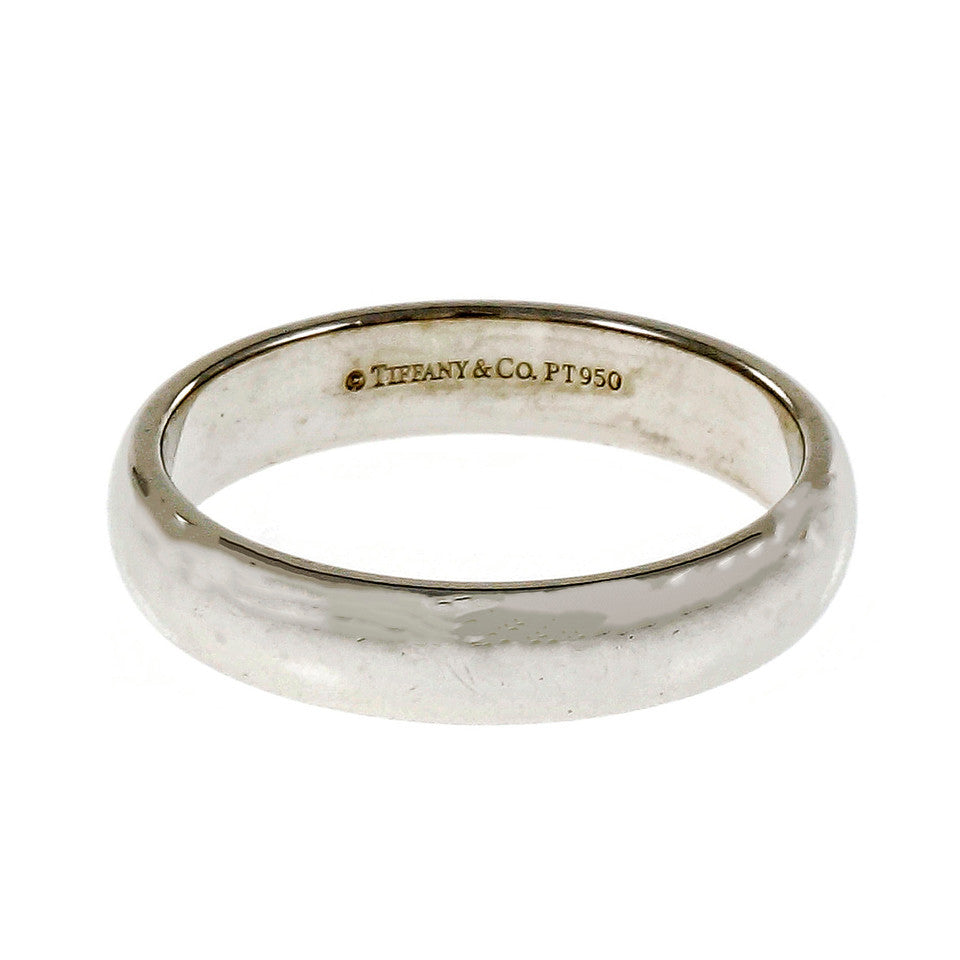 Tiffany & Co Lucida Wedding Band Ring Platinum