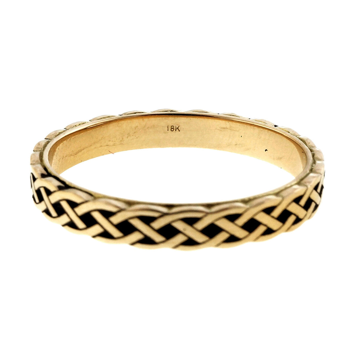 Celtic Woven 18k Yellow Gold 3mm Wide PSD Peter Suchy Designs – image 3