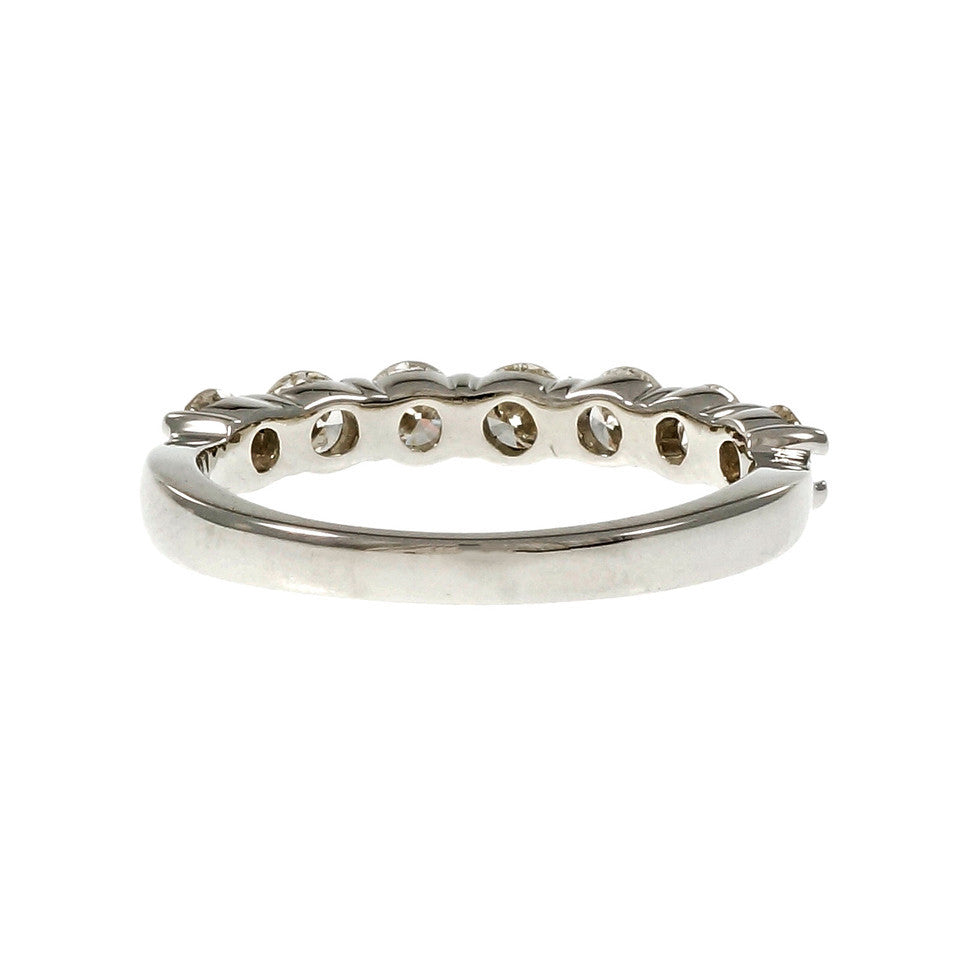 Peter Suchy Common Prong Diamond Platinum Wedding Band Ring – image 4