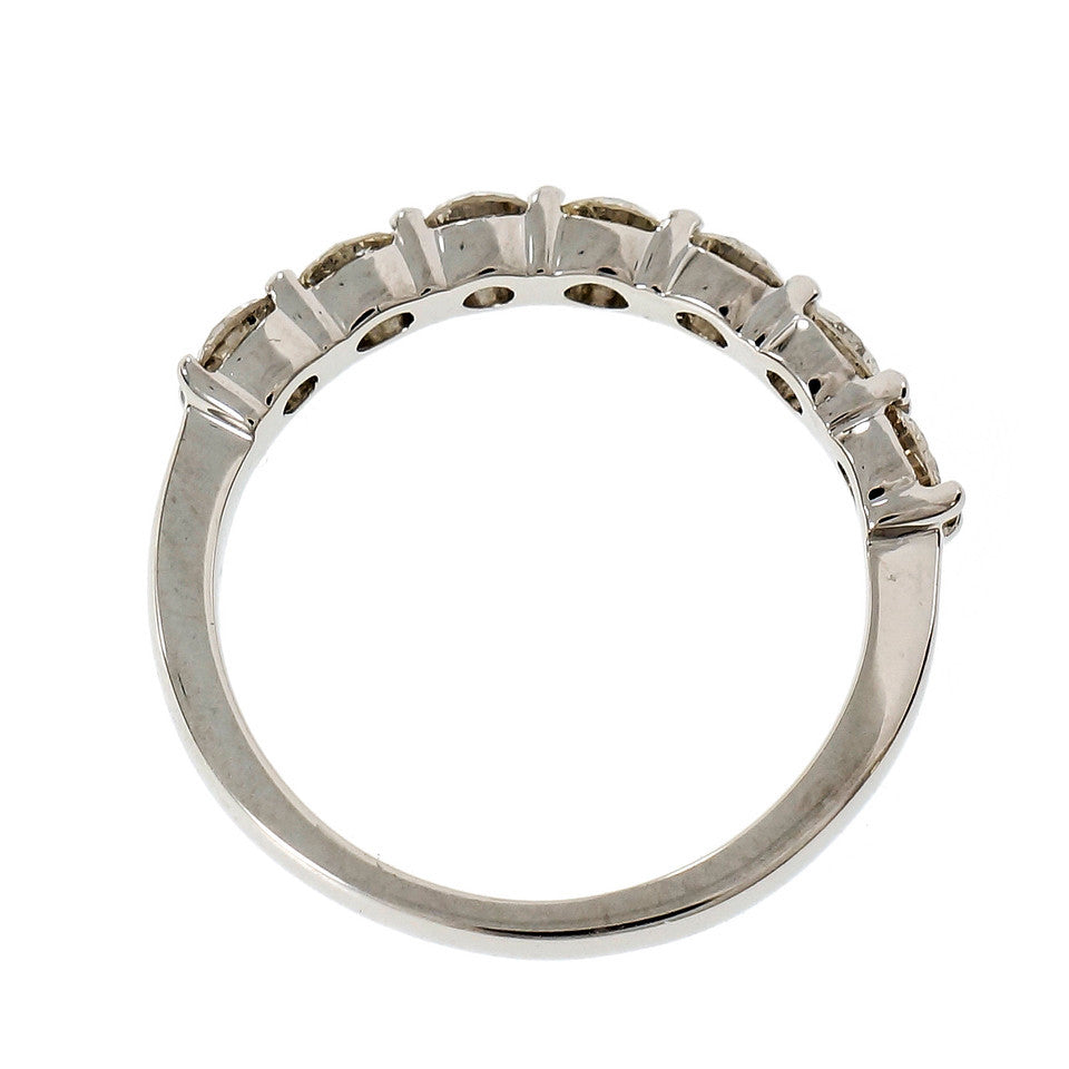 Peter Suchy Common Prong Diamond Platinum Wedding Band Ring – image 5