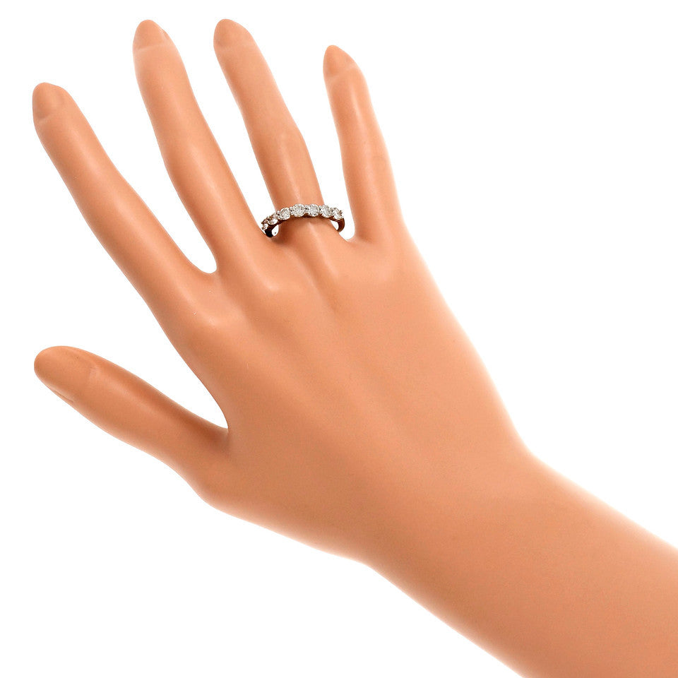 Peter Suchy Common Prong Diamond Platinum Wedding Band Ring – image 6