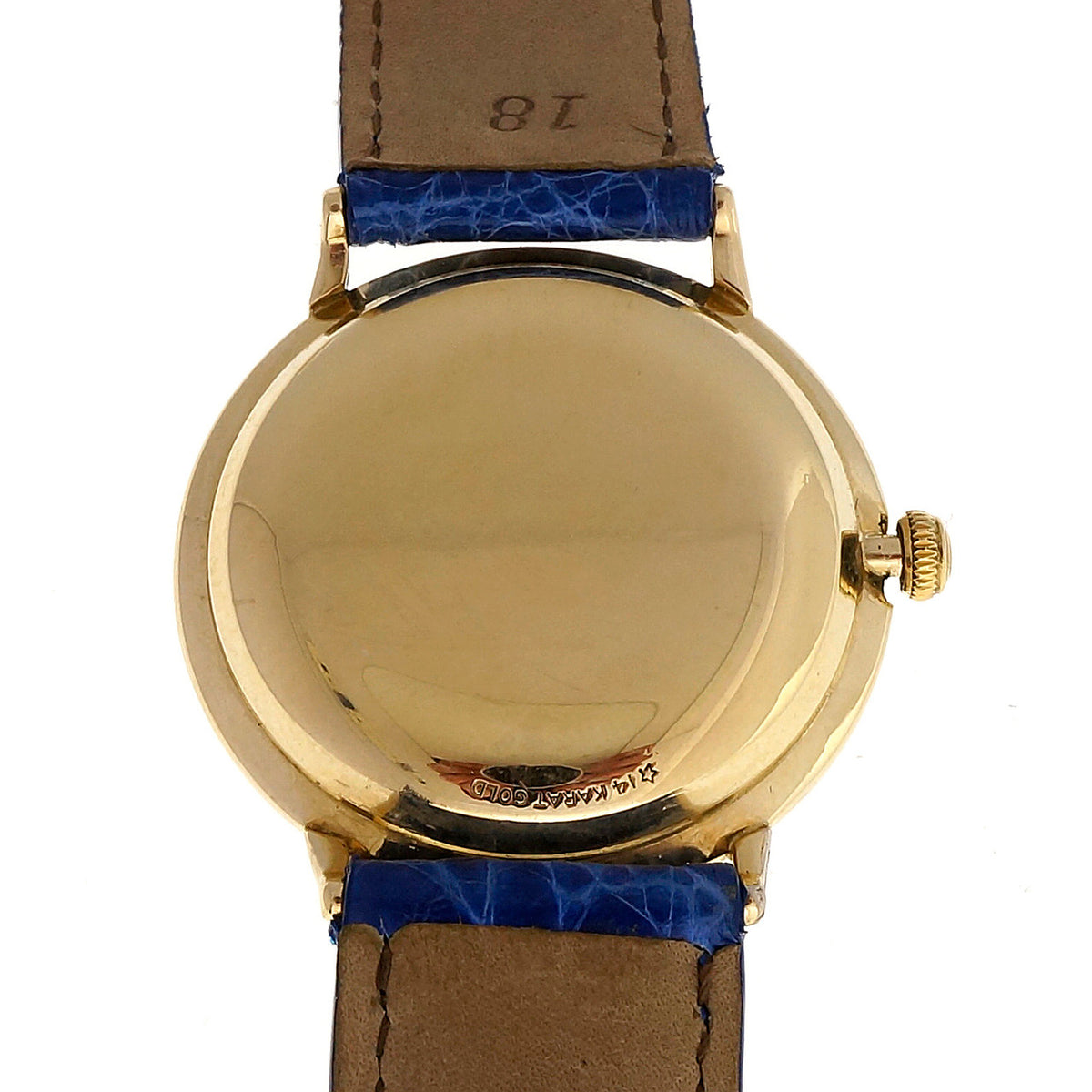 Seiko Yellow Gold Automatic Date Orange Dial Wristwatch – image 3