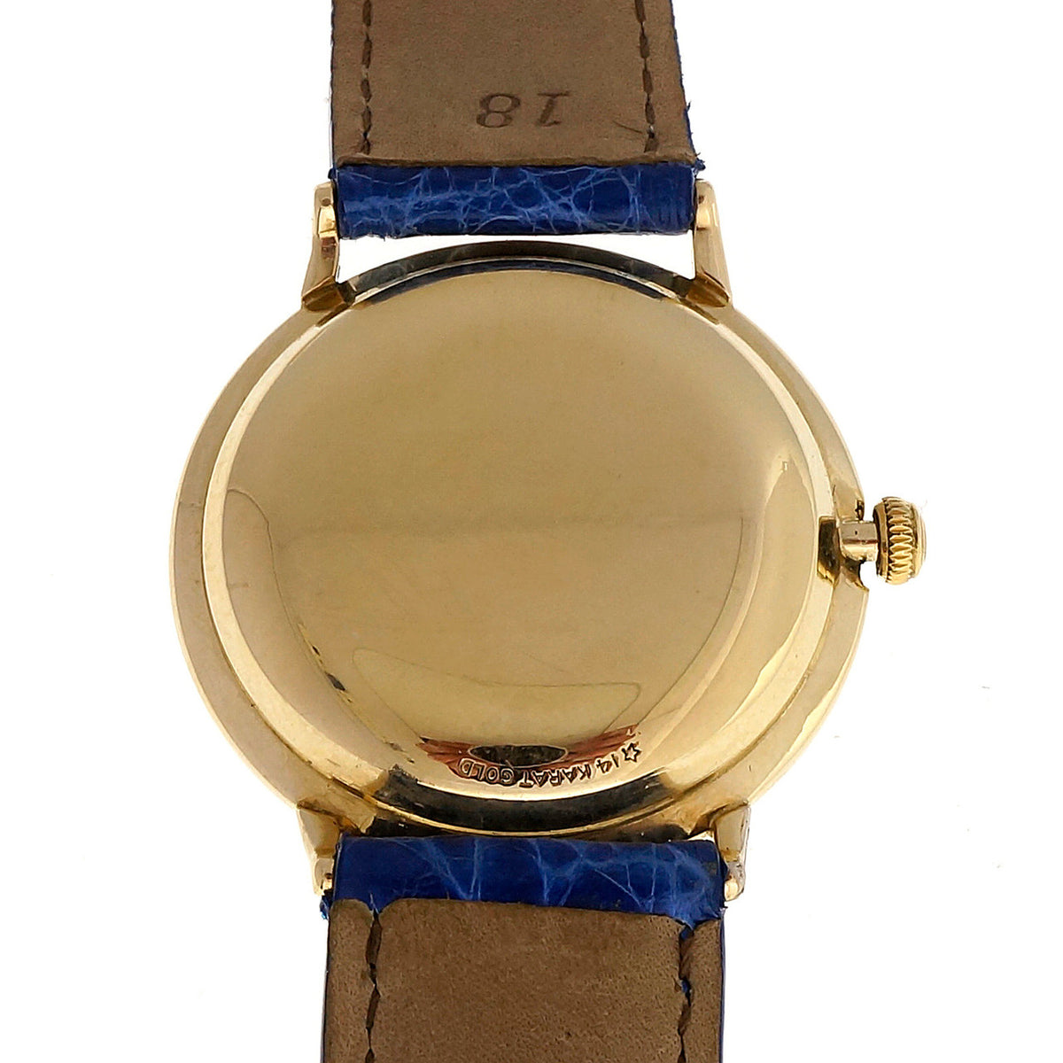 Seiko Yellow Gold Automatic Date Orange Dial Wristwatch – image 8