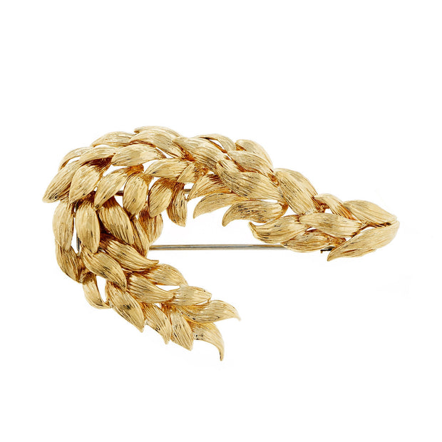 Vintage 1960 David Webb Spray Pin 18k Yellow Gold