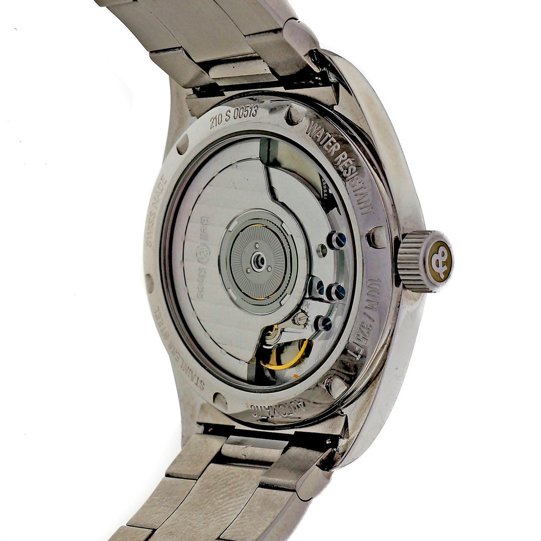 Bell & Ross Automatic Dante Steel Black Dial Wrist Watch – image 3