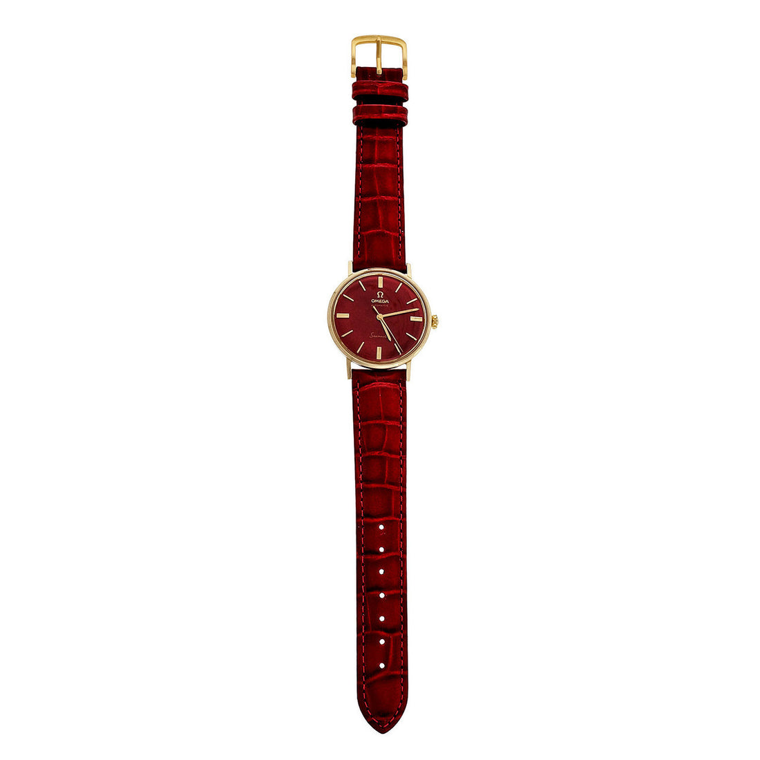 Omega Seamaster Steel Gold Automatic Strap Wrist Watch LL 6066 – image 2