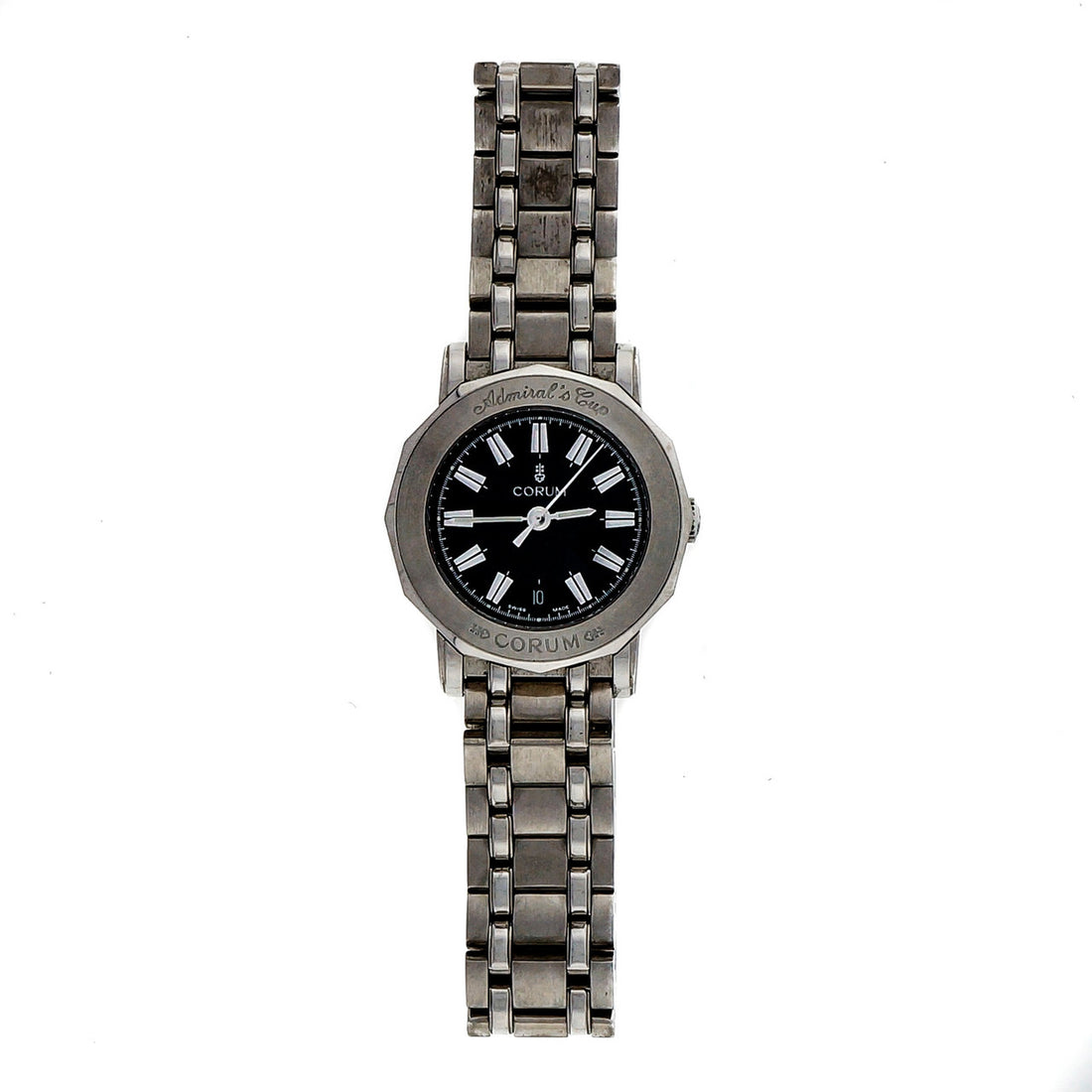 Ladies Corum Admirals Cup Wrist Watch Black Dial Quartz – image 7