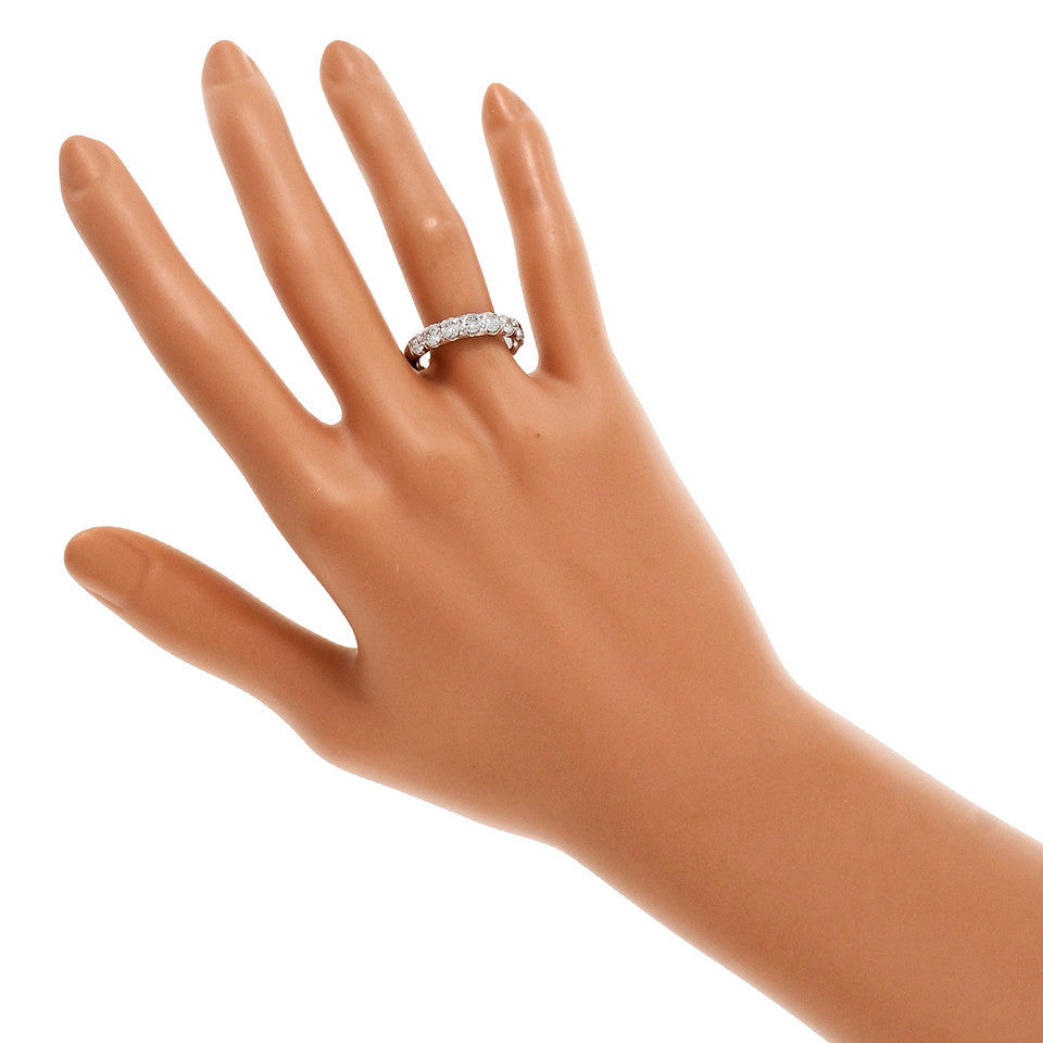 Peter Suchy Groove Set Diamond Wedding Band Ring Platinum – image 6