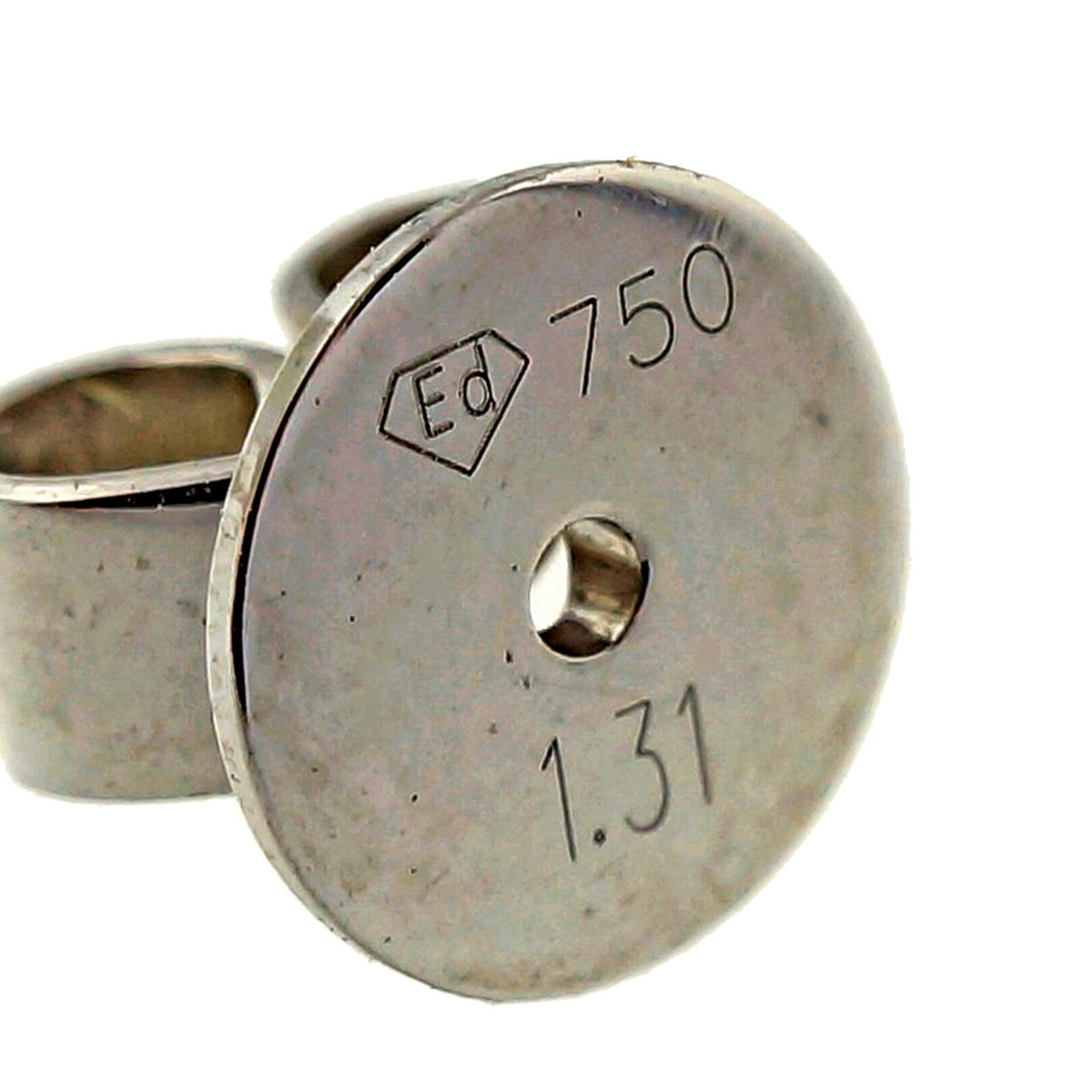 Designer 1.31ct Diamond Cluster ED Stud Jacket Earrings – image 4