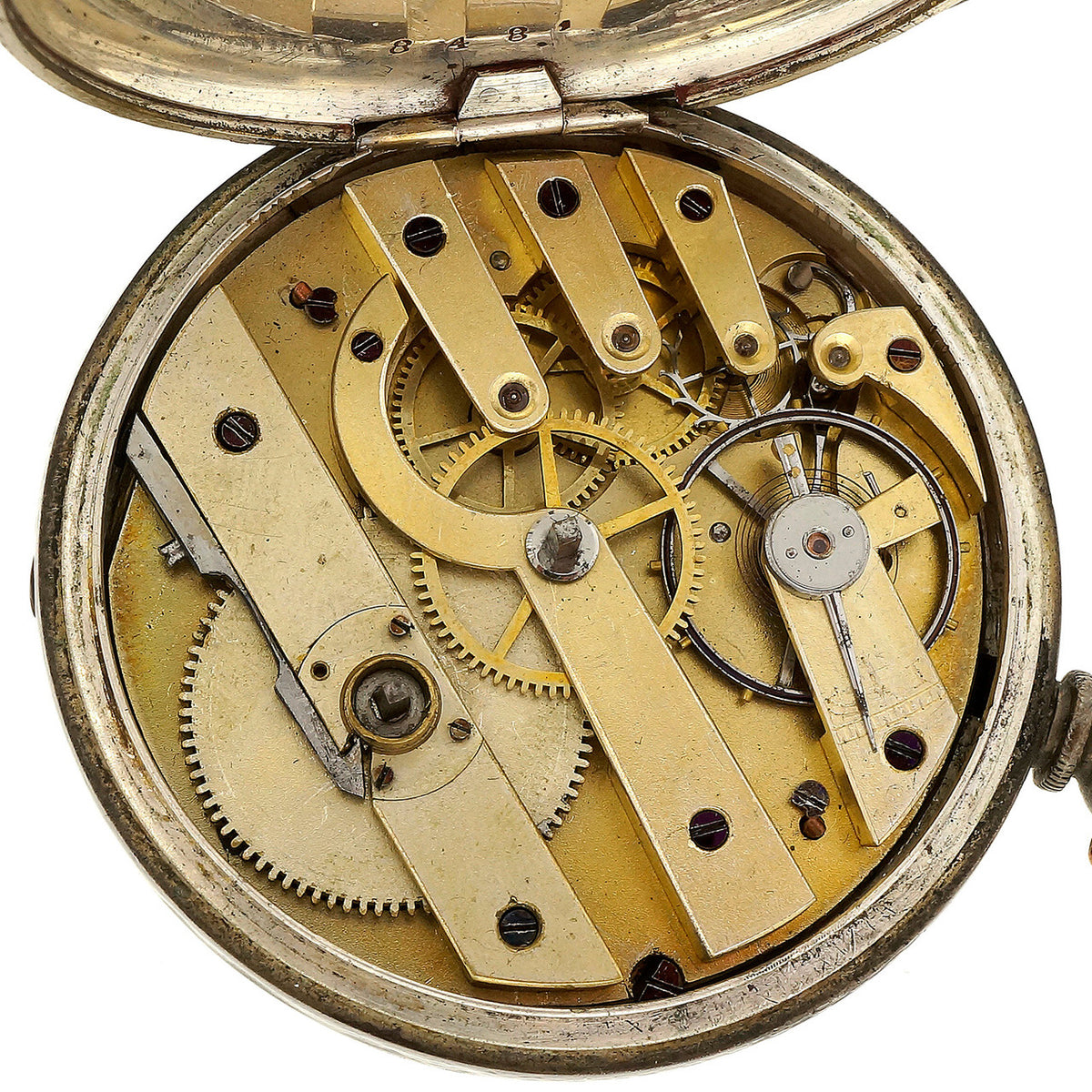Civil War MJ Tobias Silver Pocket Watch Picturing Major General – image 13