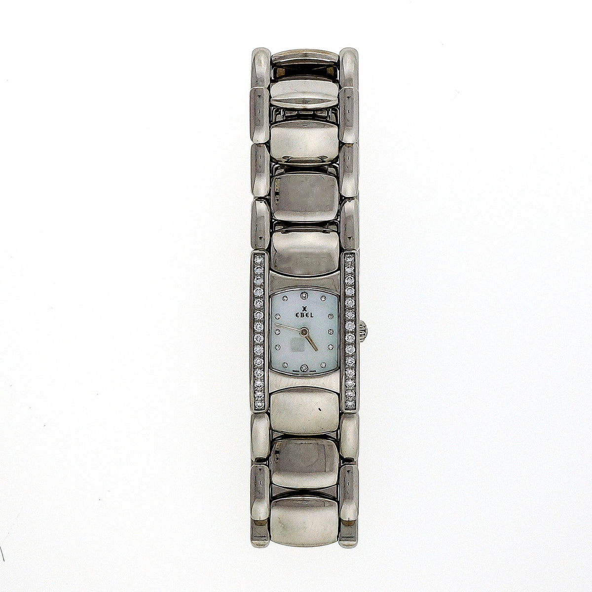 Ladies Ebel Diamond Beluga Wrist Watch Mother Of Pearl Diamond Dial – image 2