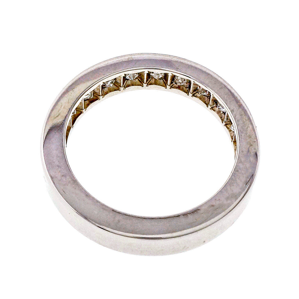 Peter Suchy 11 Princess Cut Diamond 1.25ct Platinum Channel Band Ring – image 11