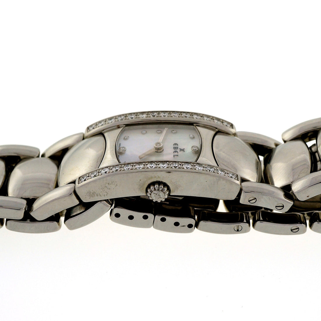Ladies Ebel Diamond Beluga Wrist Watch Mother Of Pearl Diamond Dial – image 16