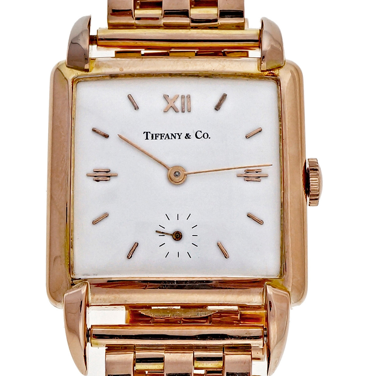 Tiffany &amp; Co. Universal Geneve Rose Gold Wristwatch 1950 – image 4