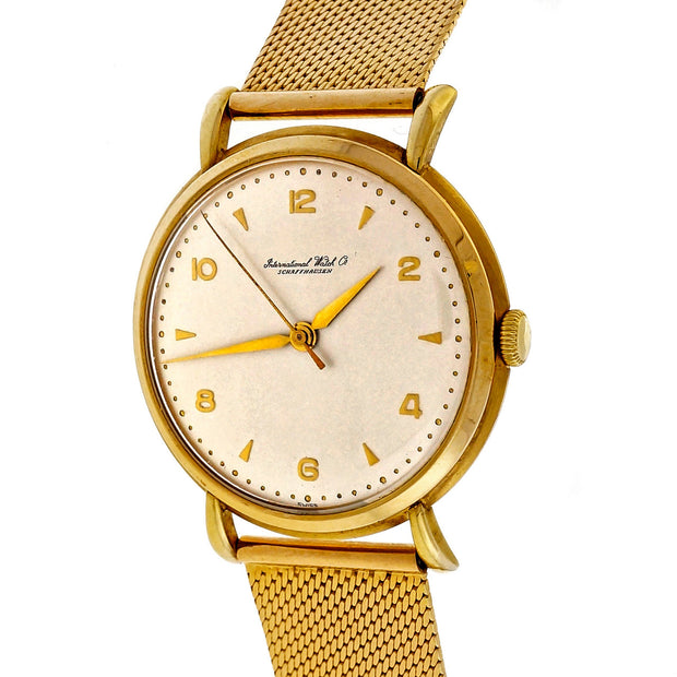International Watch Co Cal 89 Calatrava 18k 1945 Wrist Watch