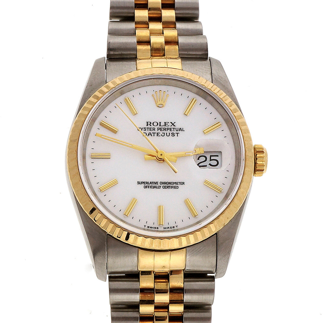 Men's Rolex Datejust 18k Steel 1992 16233 – image 8