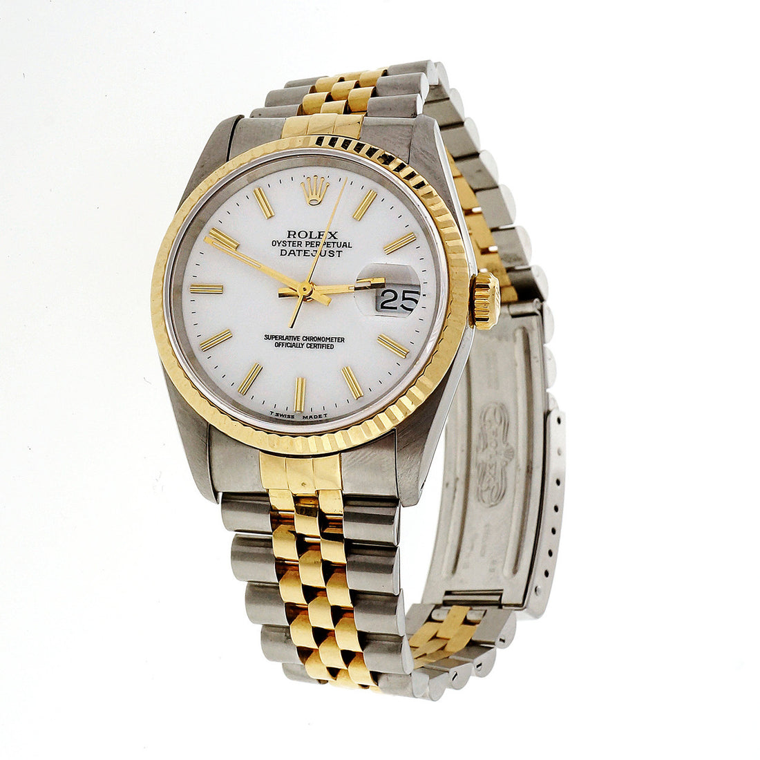 Men's Rolex Datejust 18k Steel 1992 16233 – image 12