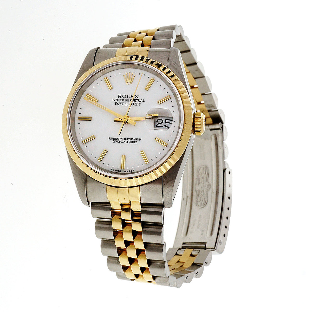 Men's Rolex Datejust 18k Steel 1992 16233 – image 12