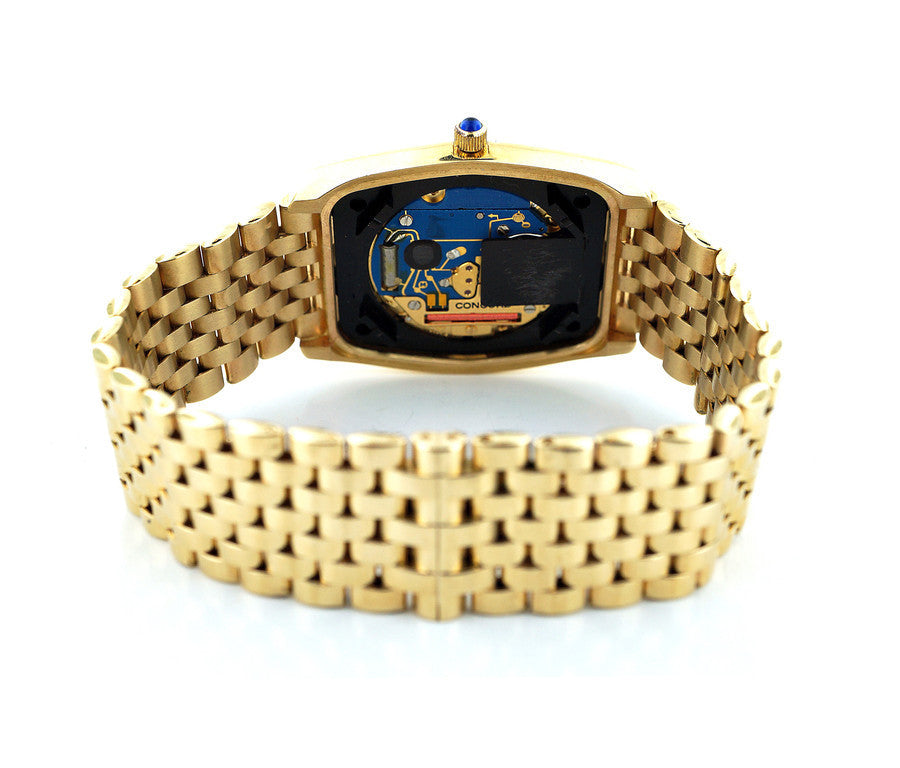 Estate Concord 14k Yellow Gold Men's Watch Mesh Band – image 7