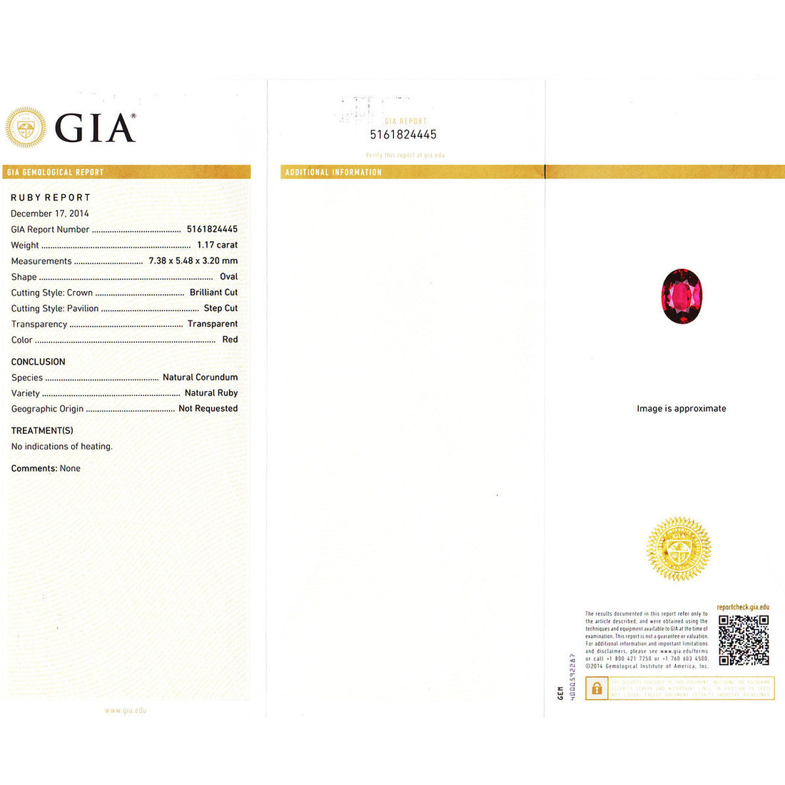 GIA Certified 1.17 Carat Ruby Diamond Halo Gold Engagement Ring – image 7