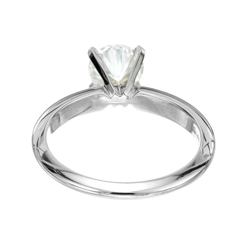 Peter Suchy GIA Certified .91 Carat Diamond Gold Solitaire Engagement Ring – image 5