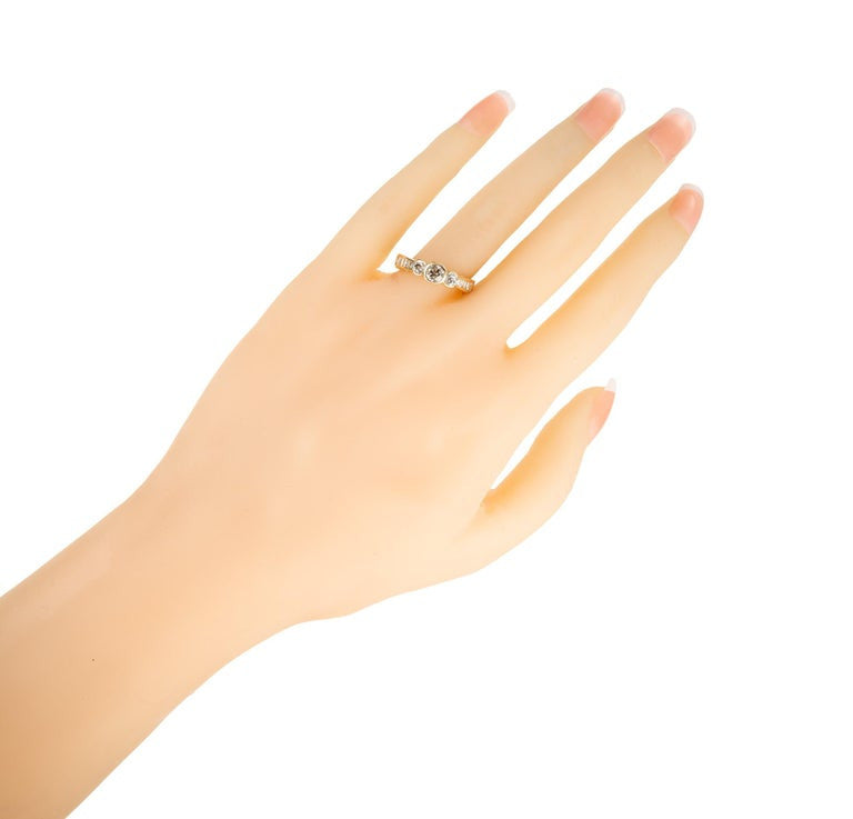 .30 Carat Brown Diamond Yellow Gold Engagement Ring – image 7