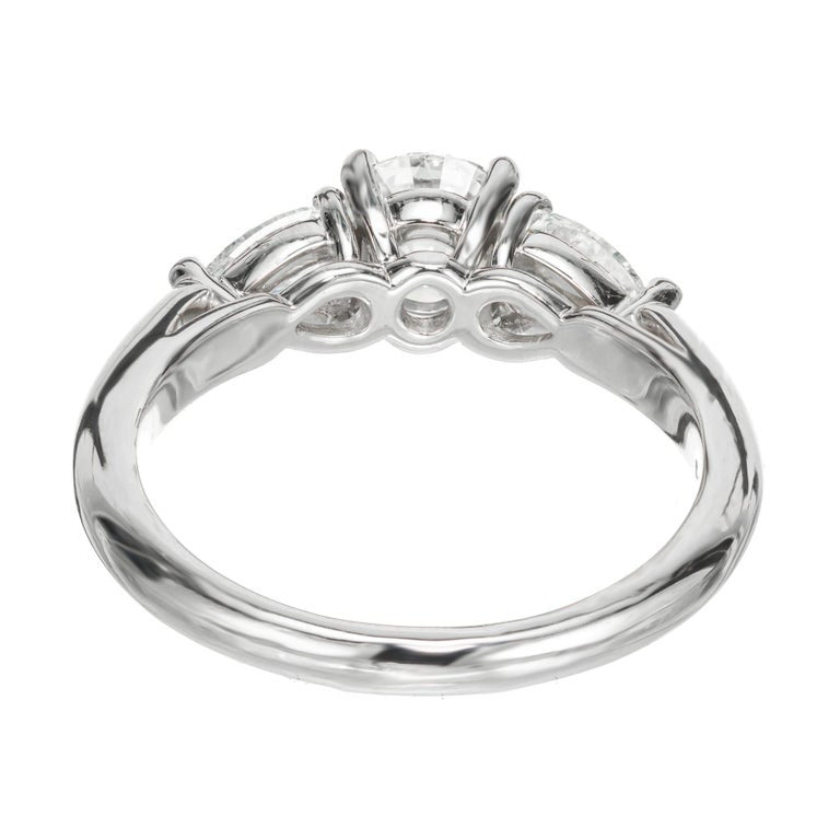Peter Suchy GIA Certified .84 Carat Diamond Platinum Engagement Ring – image 5