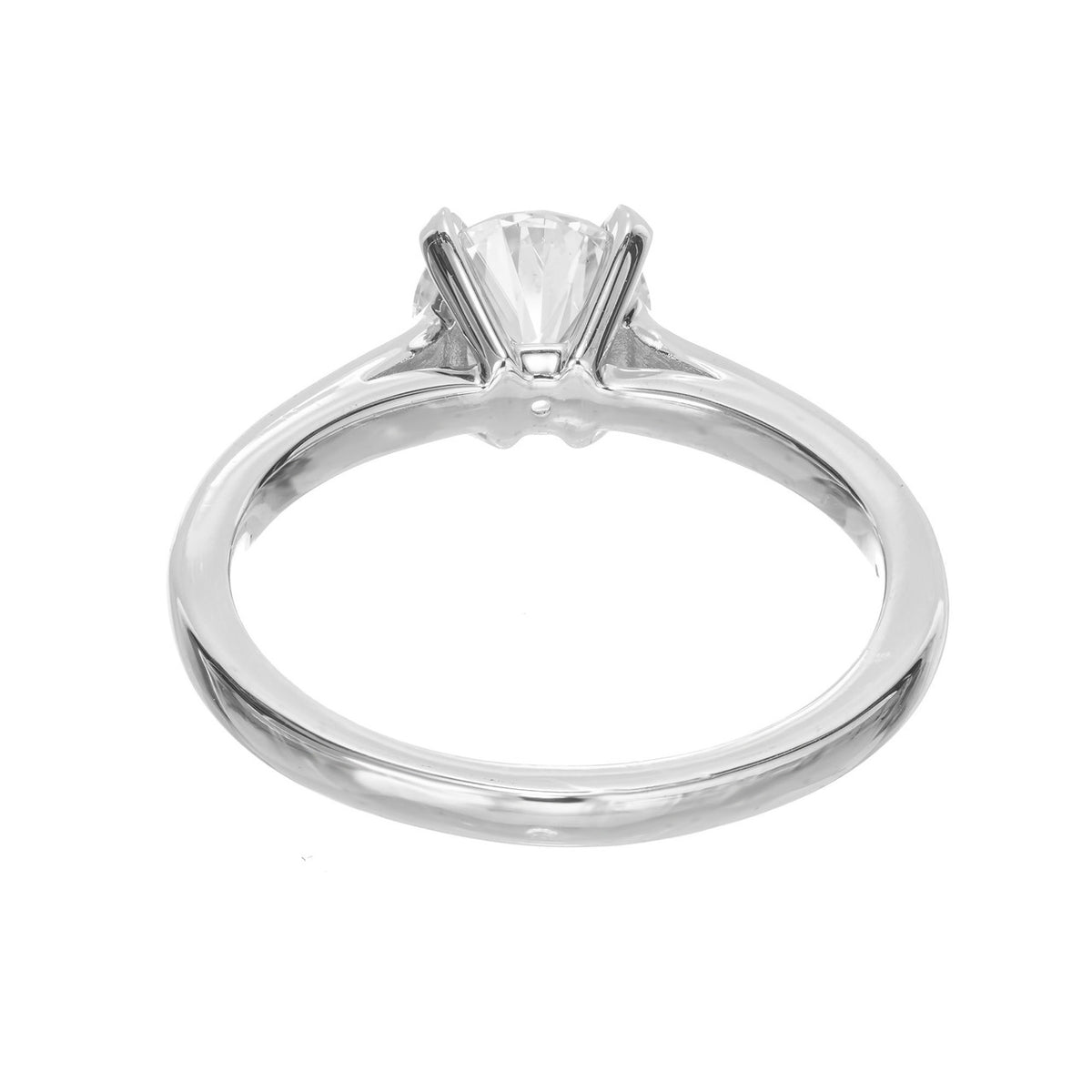 Peter Suchy GIA Certified 1.02 Carat Diamond Platinum Engagement Ring – image 4