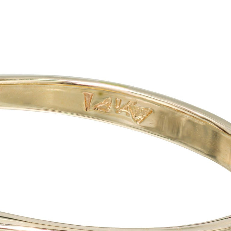 EGL Certified 1.20 Carat Round Diamond Two Tone Gold Engagement Ring – image 6