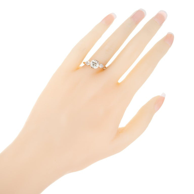 Peter Suchy GIA Certified 1.42 Carat Round Diamond Rose Gold Engagement Ring – image 8