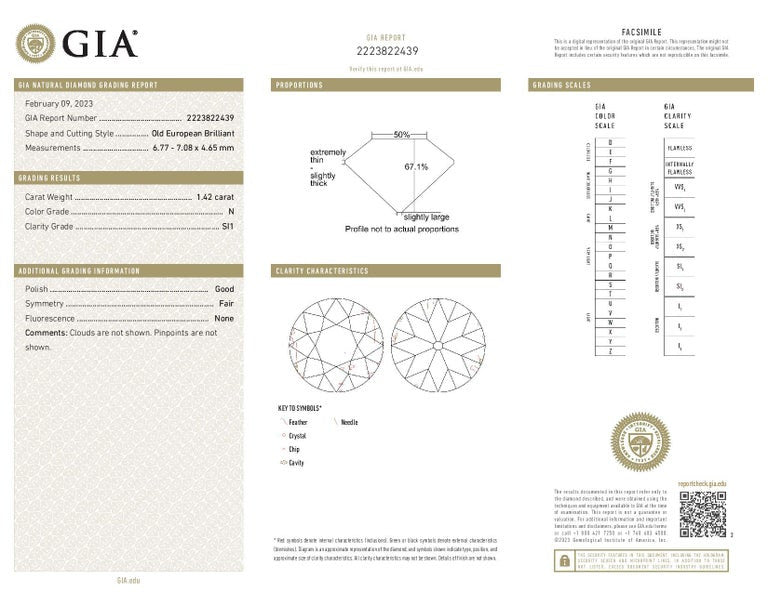 Peter Suchy GIA Certified 1.42 Carat Round Diamond Rose Gold Engagement Ring – image 3