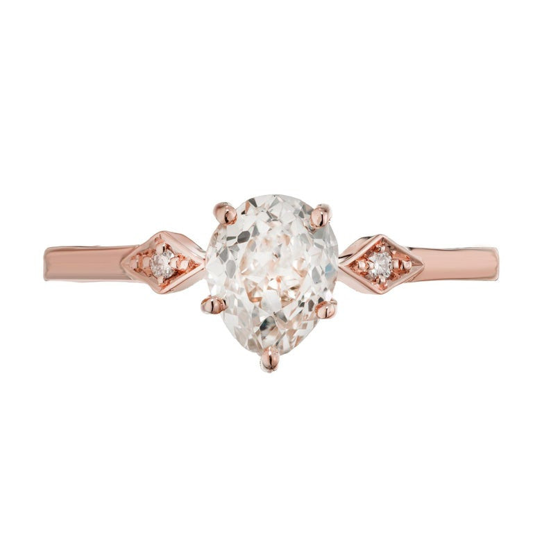Peter Suchy 1.00 Carat Diamond Rose Gold Engagement Ring – image 2