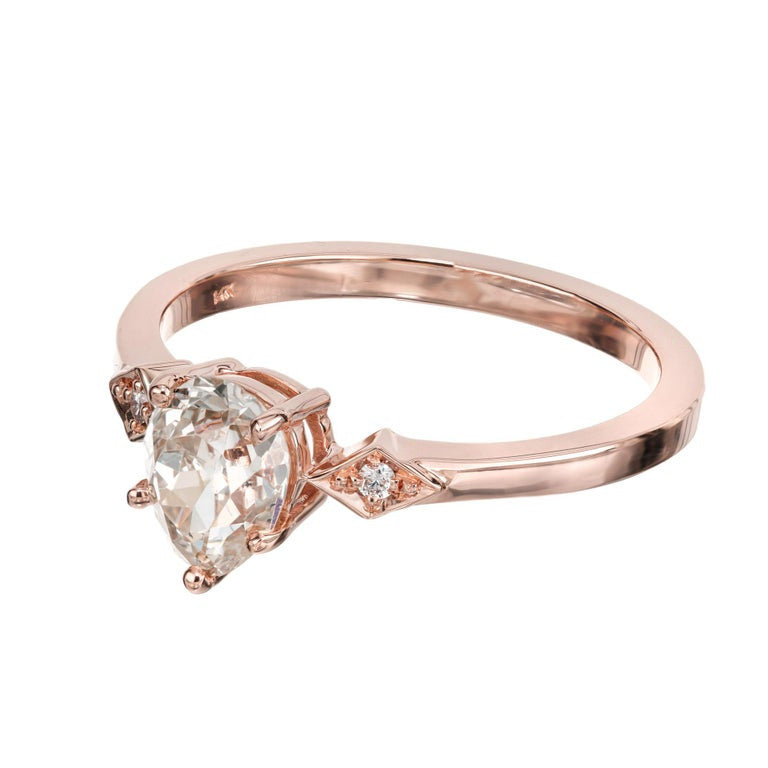 Peter Suchy 1.00 Carat Diamond Rose Gold Engagement Ring – image 4