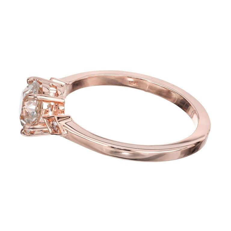 Peter Suchy 1.00 Carat Diamond Rose Gold Engagement Ring – image 5
