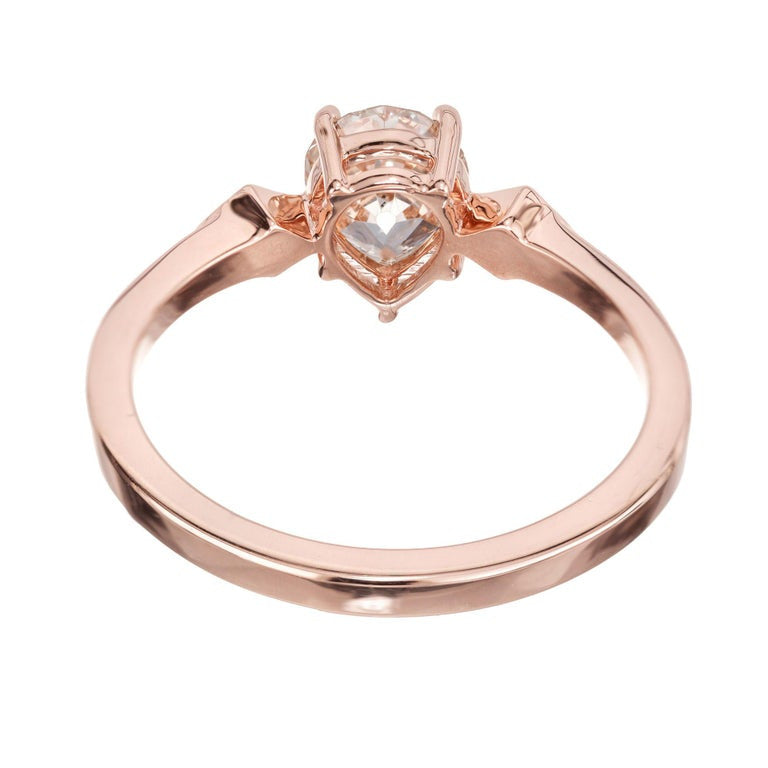 Peter Suchy 1.00 Carat Diamond Rose Gold Engagement Ring – image 6