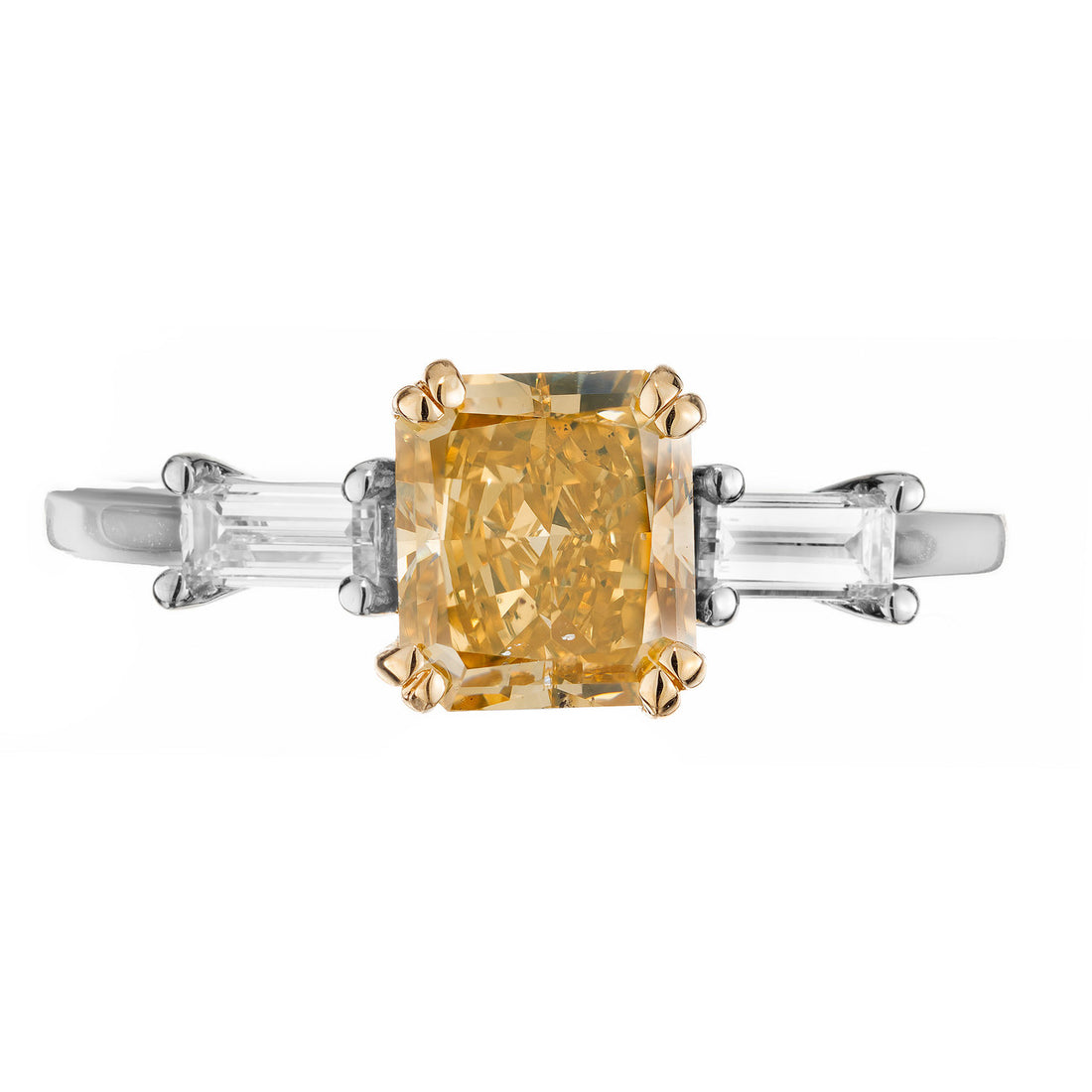 Peter Suchy GIA Certified 1.42 Carat Diamond Platinum Engagement Ring – image 2