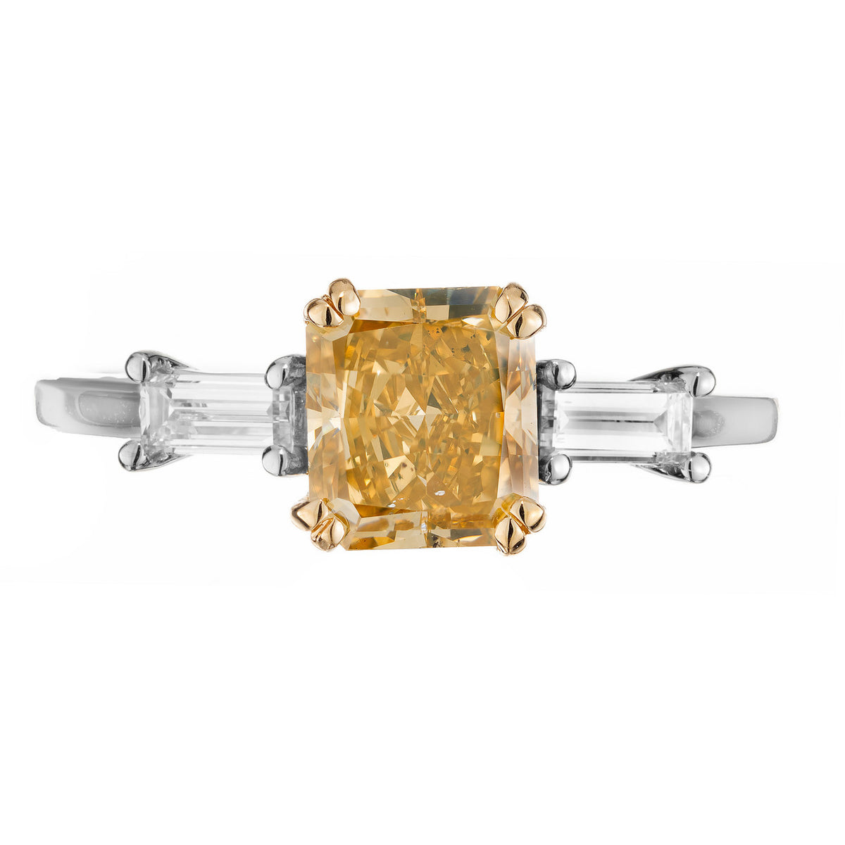 Peter Suchy GIA Certified 1.42 Carat Diamond Platinum Engagement Ring – image 2